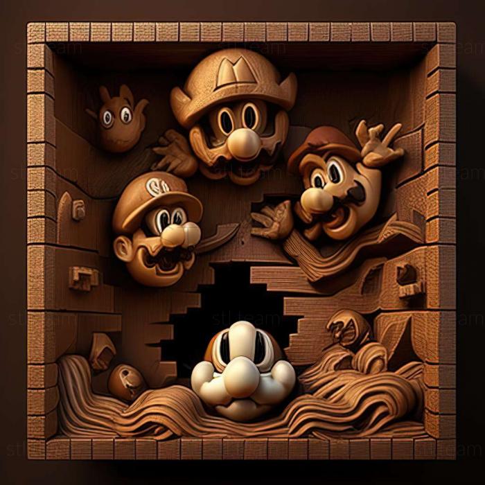 3D модель Гра Super Mario Bros (STL)